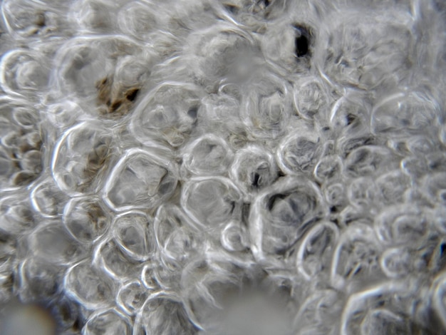 Foto close-up beeld van bubbels