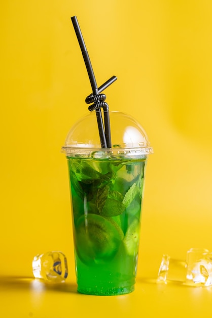 Close-up of beer in glass on table