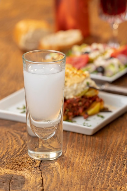 Close-up of beer in glass on table