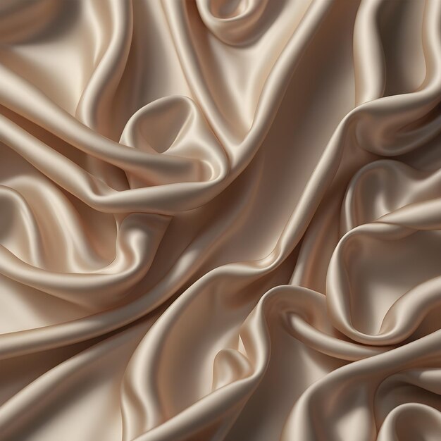 Photo a close up of a beige and cream colored fabric