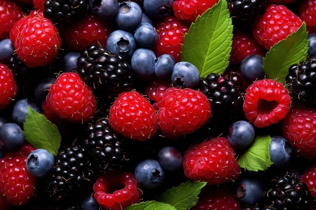 A close up of berries and leaves