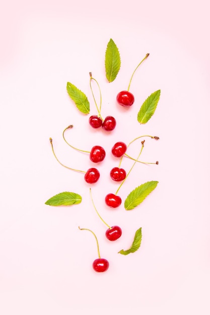 close-up of berries over white background