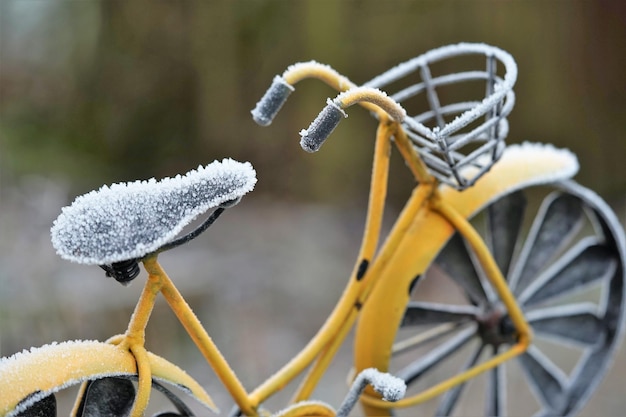 自転車のクローズアップ