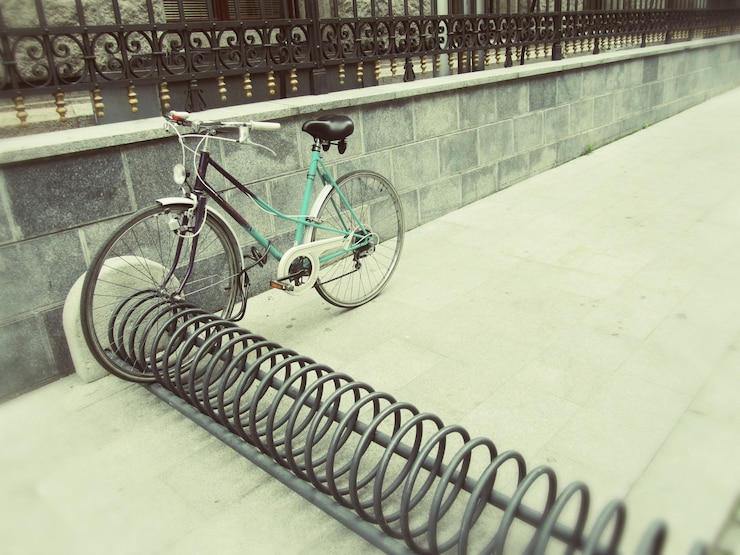 Photo close-up of bicycle