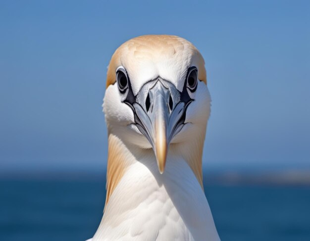 Close Up of Bird Against Blue Sky