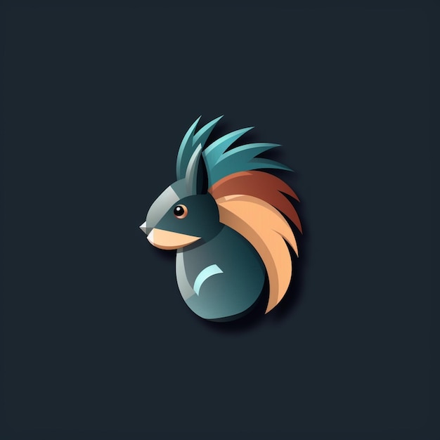 A close up of a bird with a colorful head on a dark background generative ai