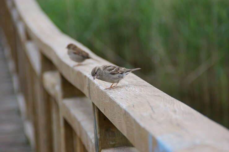 Photo 木に描かれた鳥のクローズアップ