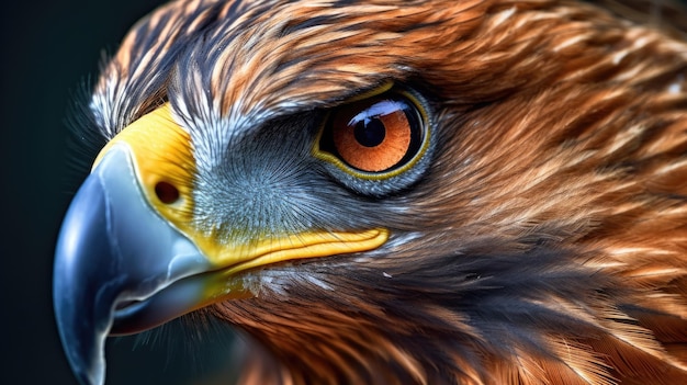 Eagle Eye. A Close Look at the Vision of the King of Birds. AI Generative  28793145 Stock Photo at Vecteezy