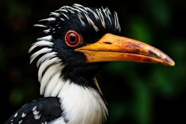 A close up of a bird