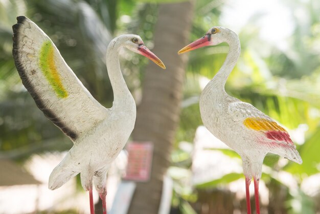 座っている鳥のクローズアップ