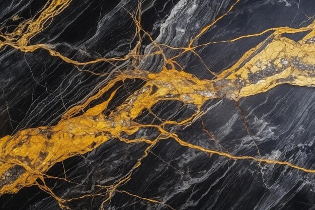 Close up of a black marble background