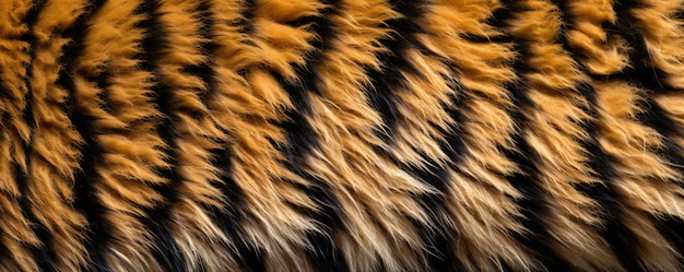 A close up of a black and orange fur texture