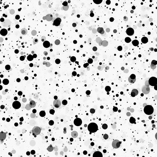 Foto a close up of a black and white background with circles generative ai