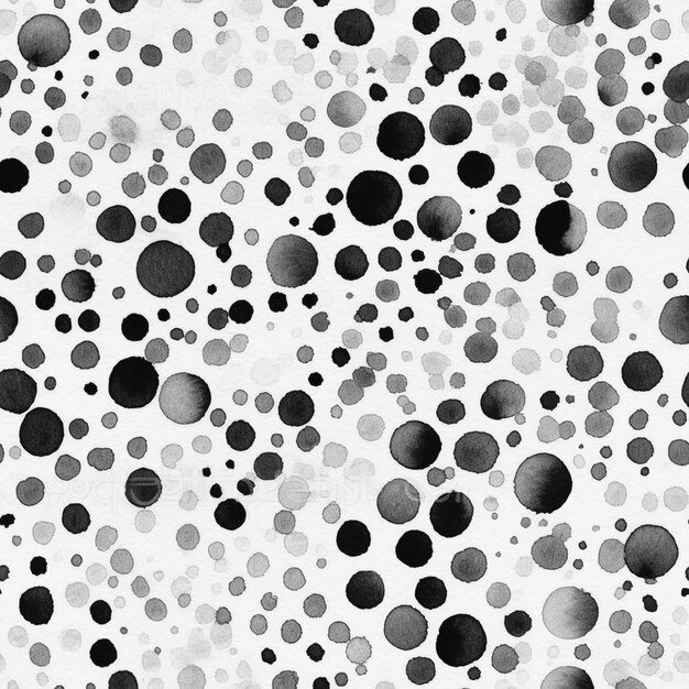 a close up of a black and white background with circles generative ai