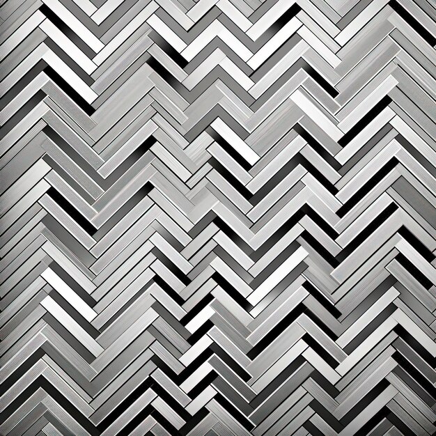 Photo a close up of a black and white geometric pattern