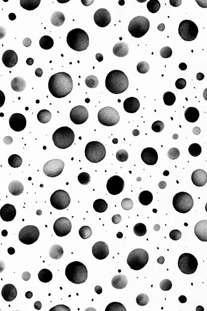 a close up of a black and white photo of a bunch of dots generative ai