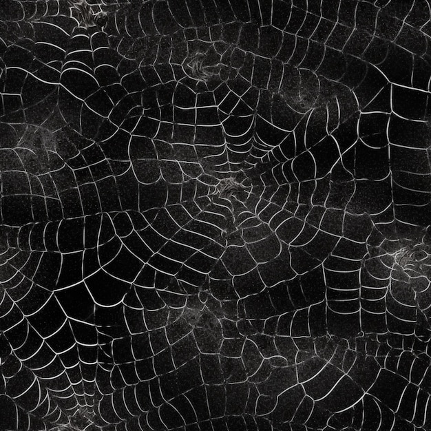 A close up of a black and white photo of a cracked glass surface generative ai