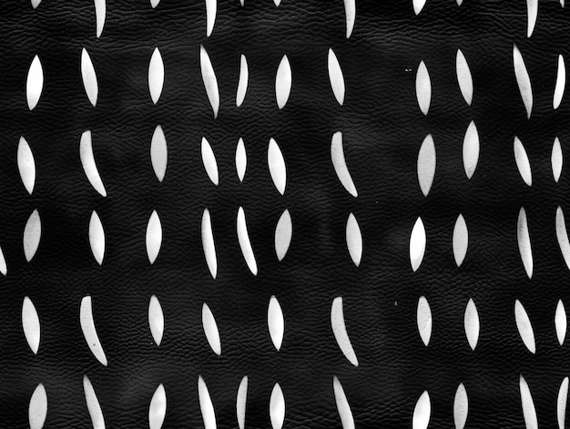 A close up of a black and white photo of a pattern of leaves generative ai