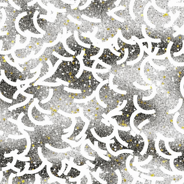 A close up of a black and white picture of a pattern generative ai