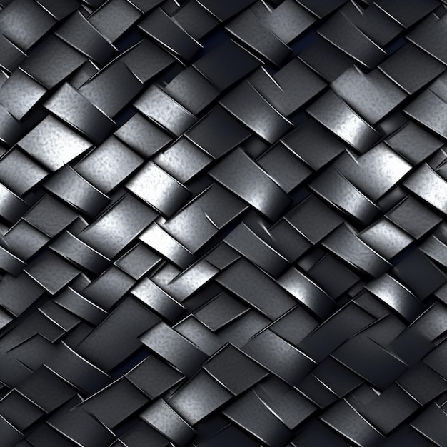 A close up of a black woven wall with a black background generative ai