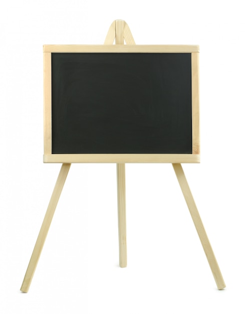 Close-up of a blank blackboard