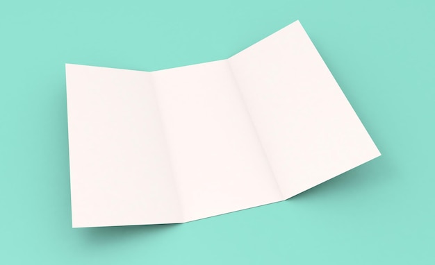 Photo close-up of blank paper on blue background