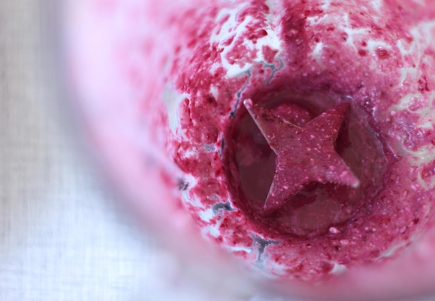 close-up of blender