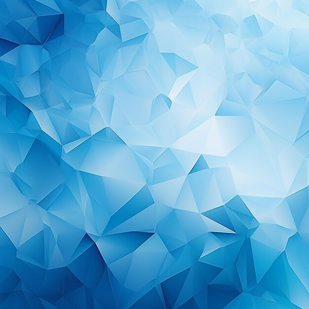 A close up of a blue abstract background with a lot of small triangles generative ai