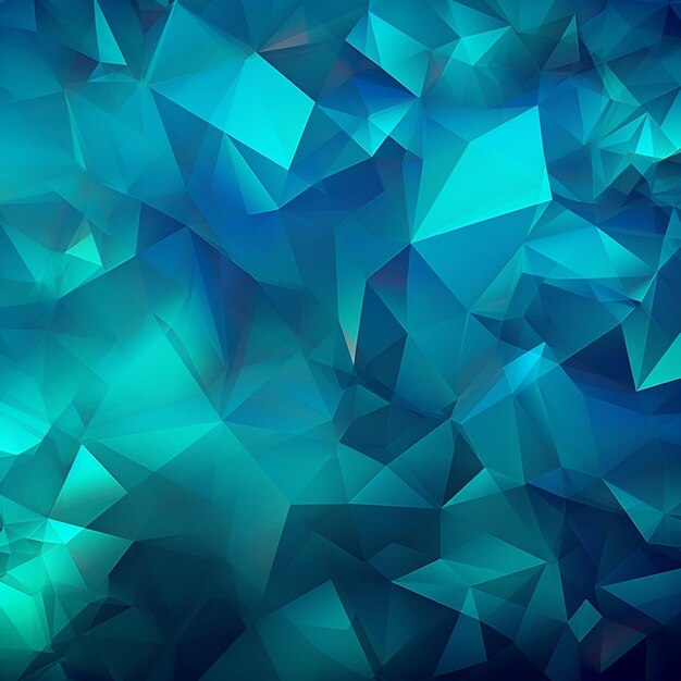 a close up of a blue abstract background with triangles generative ai