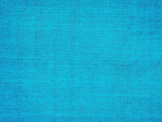 Close up blue fabric background.