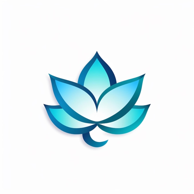 a close up of a blue flower with a white background generative ai