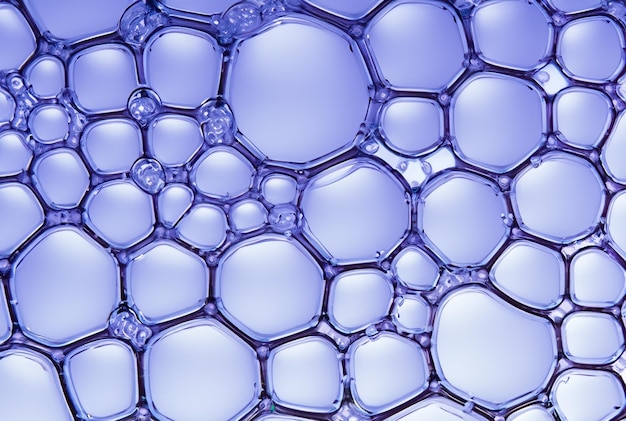 Photo a close up of a blue glass tile with a blue background