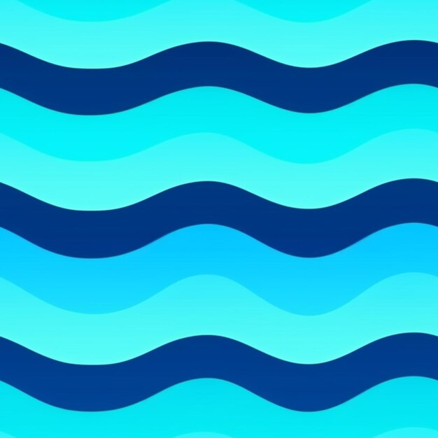 Photo a close up of a blue and green wavy background generative ai