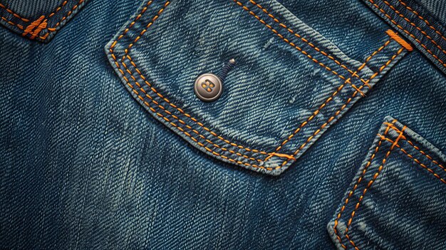 Close Up of Blue Jeans