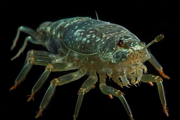 Photo a close up of a blue lobster