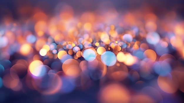 a close up of a blue and orange colored bubble with a colorful background.