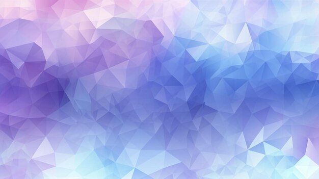 A close up of a blue and pink abstract background with triangles generative ai