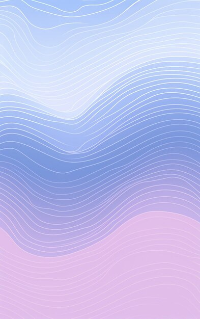 A close up of a blue and pink wave pattern with a sky background generative ai