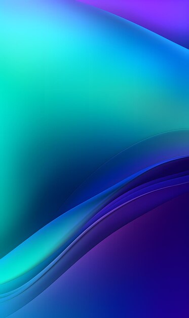 a close up of a blue and purple abstract background with a curved design Generative AI