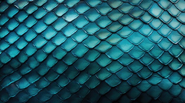 A close up of a blue snake skin