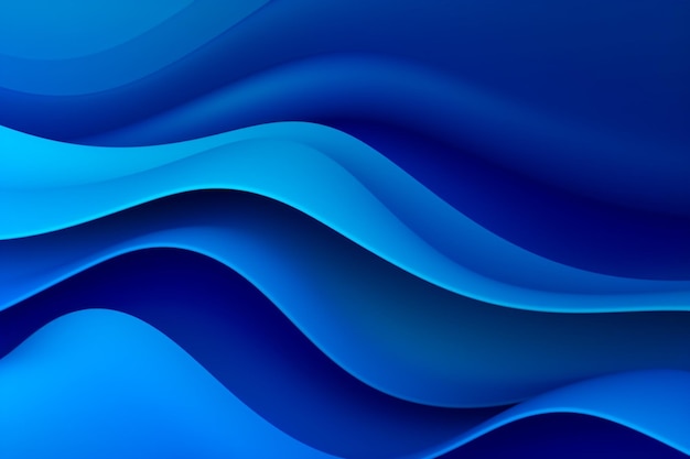 A close up of a blue wave background with a black background generative ai