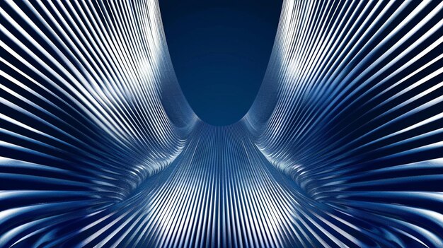 a close up of a blue and white abstract background with lines generative ai