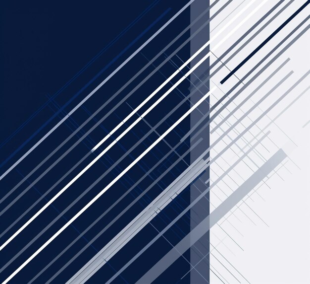 Photo a close up of a blue and white background with lines generative ai