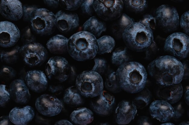 close up of blueberries, background