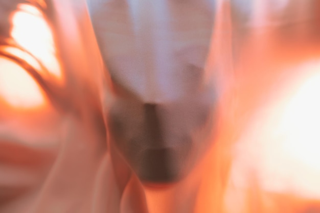 Photo close-up of blurred motion of man