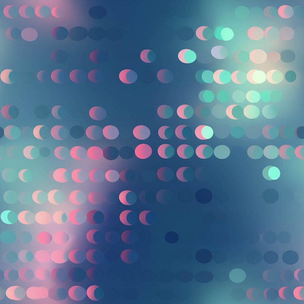 A close up of a blurry background with circles of different colors generative ai