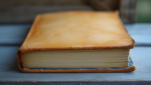 Close Up of Book on Table