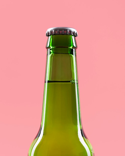 Close-up bottle of beer