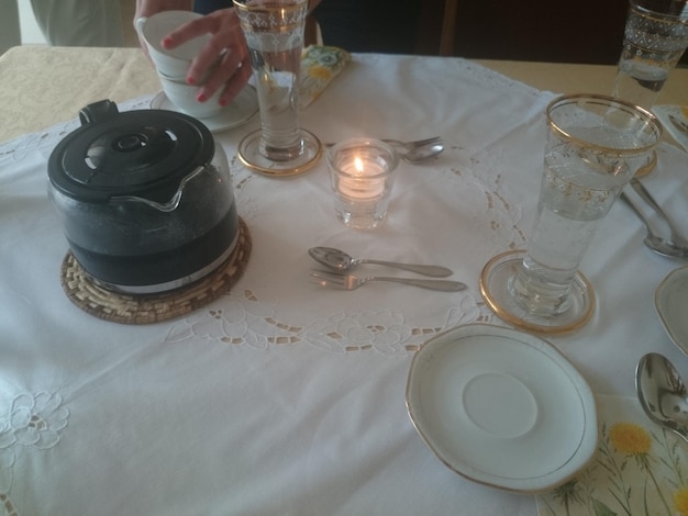 Close-up of bottle on table