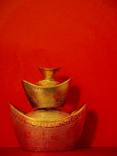 Close-up of bowl on table against wall